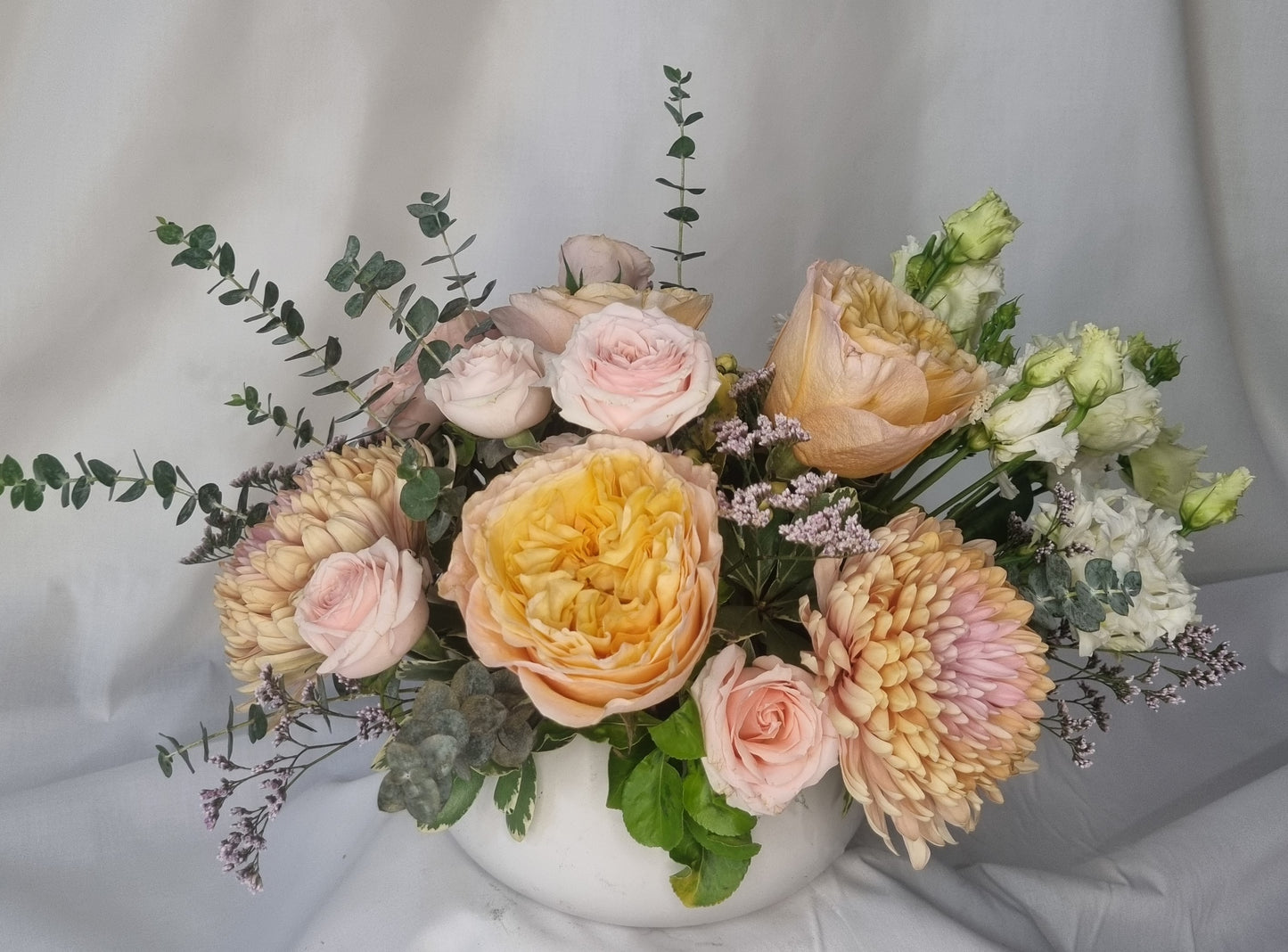 Golden Peach Elegance