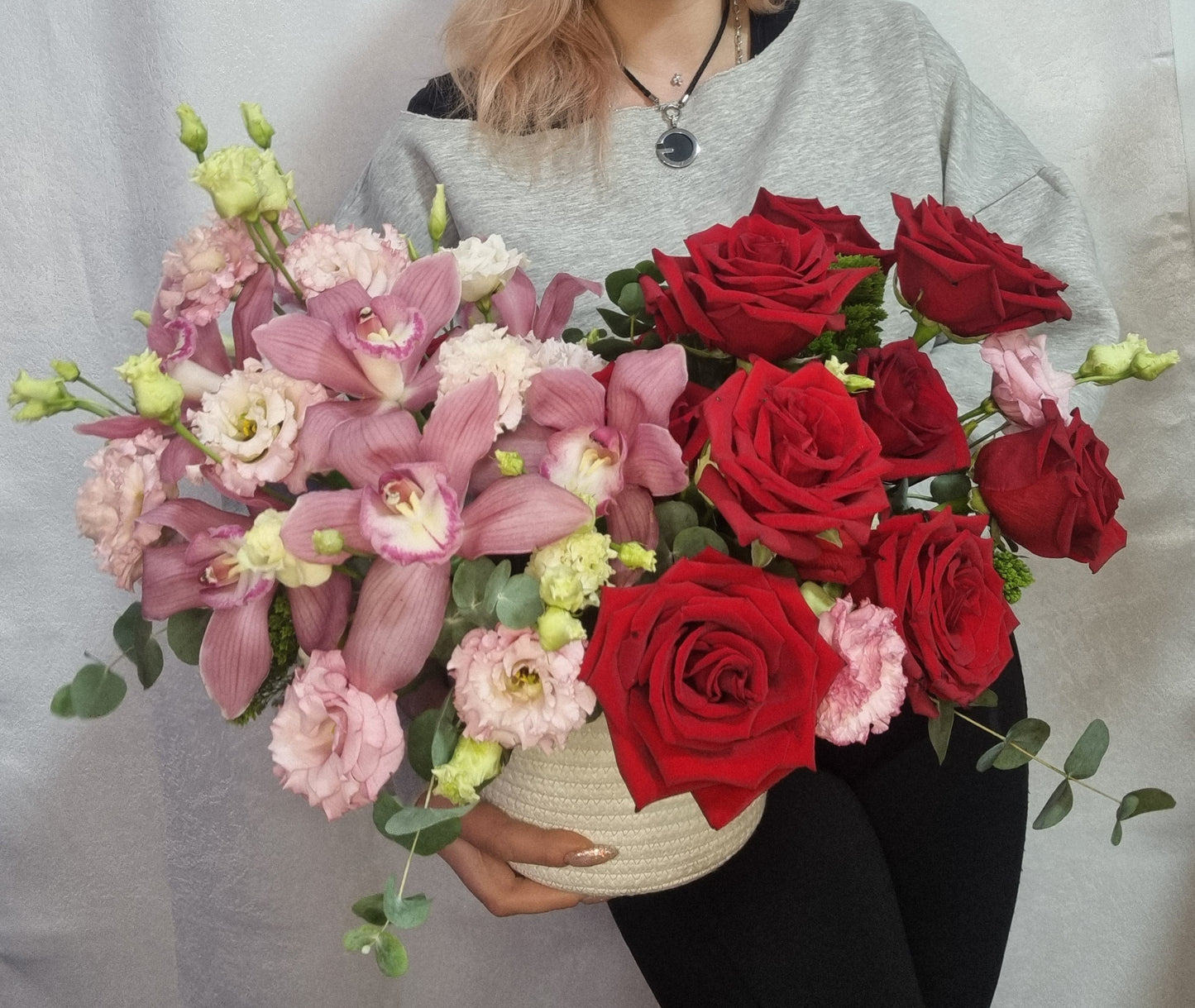Scarlet Whisper Basket
